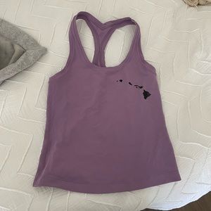 RARE Lululemon Crop Tank w/ Aloha Logo